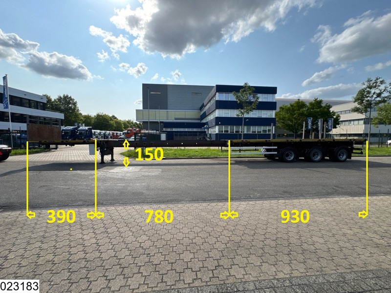 Nooteboom open laadbak 55.000 KG, 21 Meter - Dropside/ Flatbed semi-trailer: picture 2 Nooteboom open laadbak 55.000 KG, 21 Meter - Dropside/ Flatbed semi-trailer: picture 2