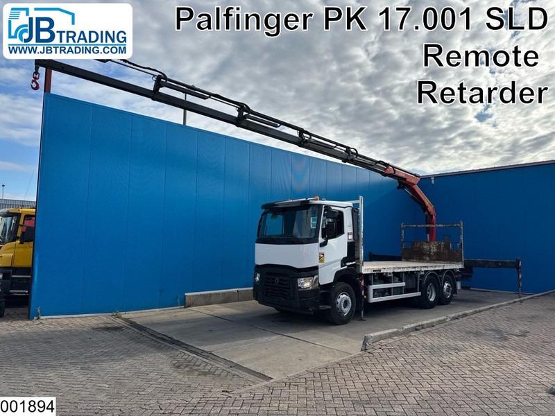 Renault C 430 6x2, EURO 6, Retarder, Palfinger, Remote, Steering - Dropside/ Flatbed truck, Crane truck: picture 1 Renault C 430 6x2, EURO 6, Retarder, Palfinger, Remote, Steering - Dropside/ Flatbed truck, Crane truck: picture 1
