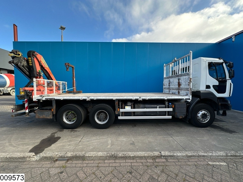 Dropside/ Flatbed truck, Crane truck Renault Kerax 380 Dxi 6X4, EURO 6, Retarder, Palfinger, Remote: picture 11