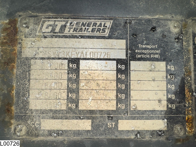 Trailor open laadbak - Dropside/ Flatbed semi-trailer: picture 4 Trailor open laadbak - Dropside/ Flatbed semi-trailer: picture 4