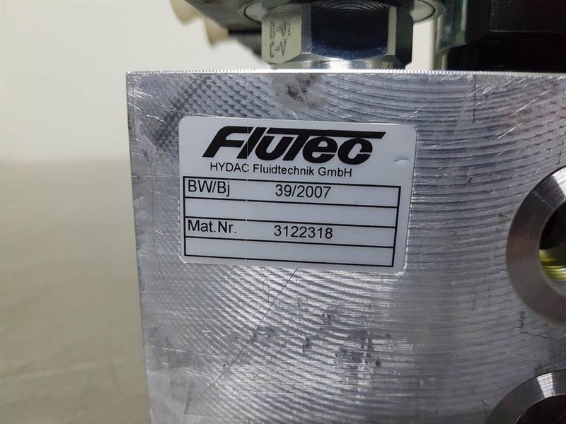 Hydac -Flutec 3122318-Valve/Ventile/Ventiel - Hydraulics for Construction machinery: picture 4 Hydac -Flutec 3122318-Valve/Ventile/Ventiel - Hydraulics for Construction machinery: picture 4