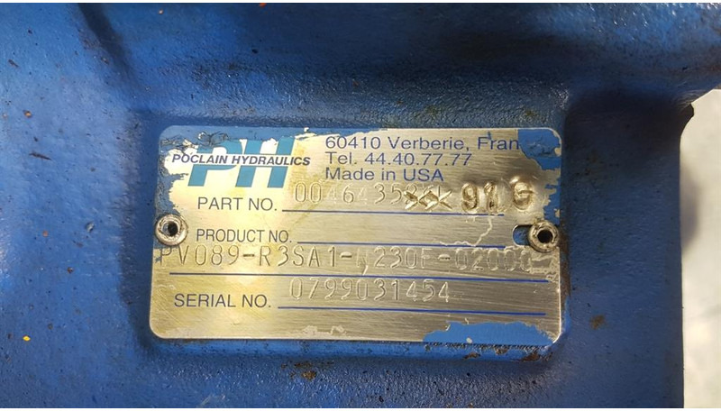 Poclain Hydraulics PV089-R3SA1-N230F-Drive pump/Fahrpumpe/ - Hydraulics: picture 4 Poclain Hydraulics PV089-R3SA1-N230F-Drive pump/Fahrpumpe/ - Hydraulics: picture 4