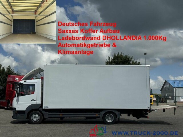 Mercedes-Benz Atego 818 Koffer LBW DHOLLANDIA 1.000kg 3 Sitze - Closed box van: picture 1 Mercedes-Benz Atego 818 Koffer LBW DHOLLANDIA 1.000kg 3 Sitze - Closed box van: picture 1