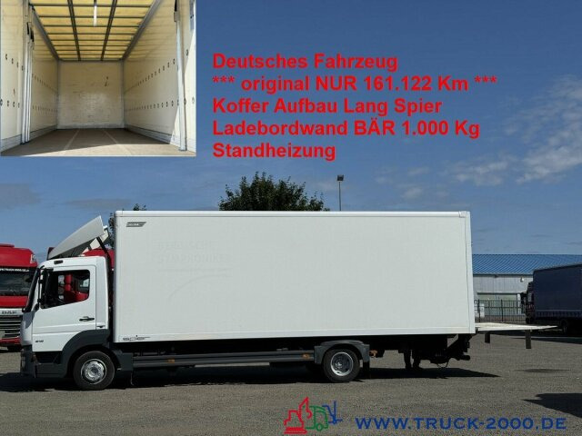 Mercedes-Benz Atego 818 Lang Koffer Ladebordwand BÄR 1.000kg - Closed box van: picture 1 Mercedes-Benz Atego 818 Lang Koffer Ladebordwand BÄR 1.000kg - Closed box van: picture 1