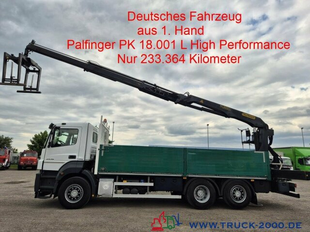 Mercedes-Benz Axor 2536 Palfinger PK 18001 HP Nur 233.964 KM - Dropside/ Flatbed truck, Crane truck: picture 1 Mercedes-Benz Axor 2536 Palfinger PK 18001 HP Nur 233.964 KM - Dropside/ Flatbed truck, Crane truck: picture 1