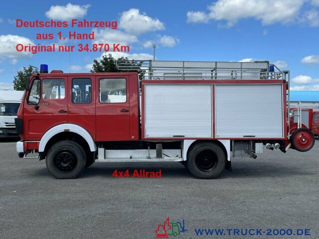 Mercedes-Benz LK 1222 4x4 Ziegler Feuerwehr 1620 L.Tank +Pumpe - Box truck: picture 1 Mercedes-Benz LK 1222 4x4 Ziegler Feuerwehr 1620 L.Tank +Pumpe - Box truck: picture 1