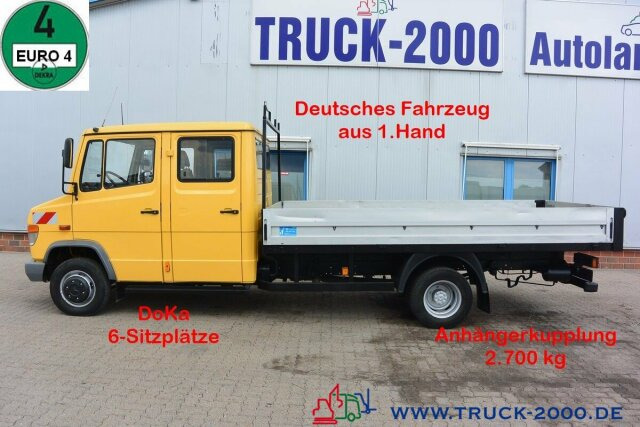 Mercedes-Benz Vario 614 D DoKa 6 Sitze Original nur 152 tkm - Open body delivery van, Combi van: picture 1 Mercedes-Benz Vario 614 D DoKa 6 Sitze Original nur 152 tkm - Open body delivery van, Combi van: picture 1