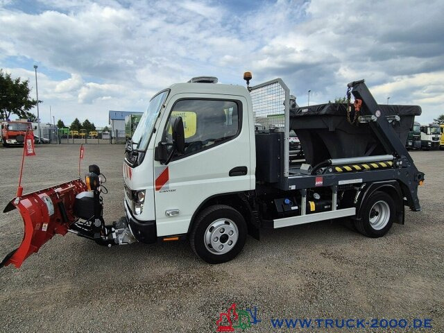 Mitsubishi Canter Fuso 6S15 Winter Schneeschild Salzstreuer - Skip loader truck: picture 2 Mitsubishi Canter Fuso 6S15 Winter Schneeschild Salzstreuer - Skip loader truck: picture 2