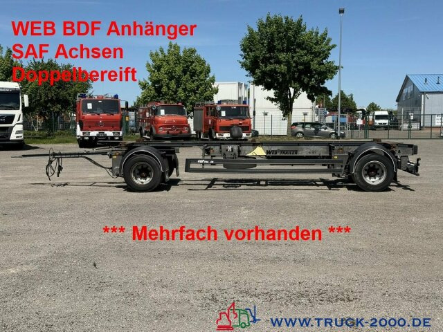 Web-Trailer 18 Box Carrier - Luft - SAF Achsen - Container transporter/ Swap body trailer: picture 1 Web-Trailer 18 Box Carrier - Luft - SAF Achsen - Container transporter/ Swap body trailer: picture 1