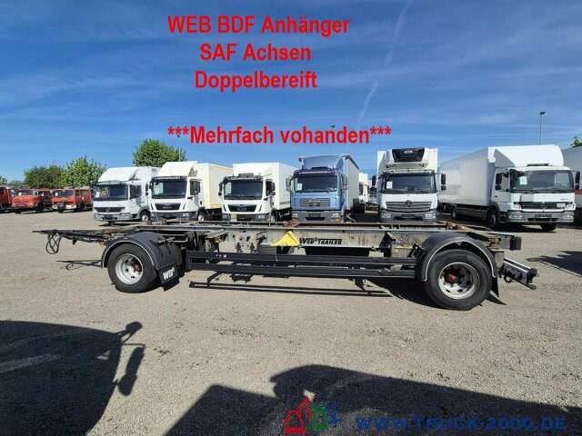 Web-Trailer 18 Box Carrier - Luft - SAF Achsen - Container transporter/ Swap body trailer: picture 1 Web-Trailer 18 Box Carrier - Luft - SAF Achsen - Container transporter/ Swap body trailer: picture 1