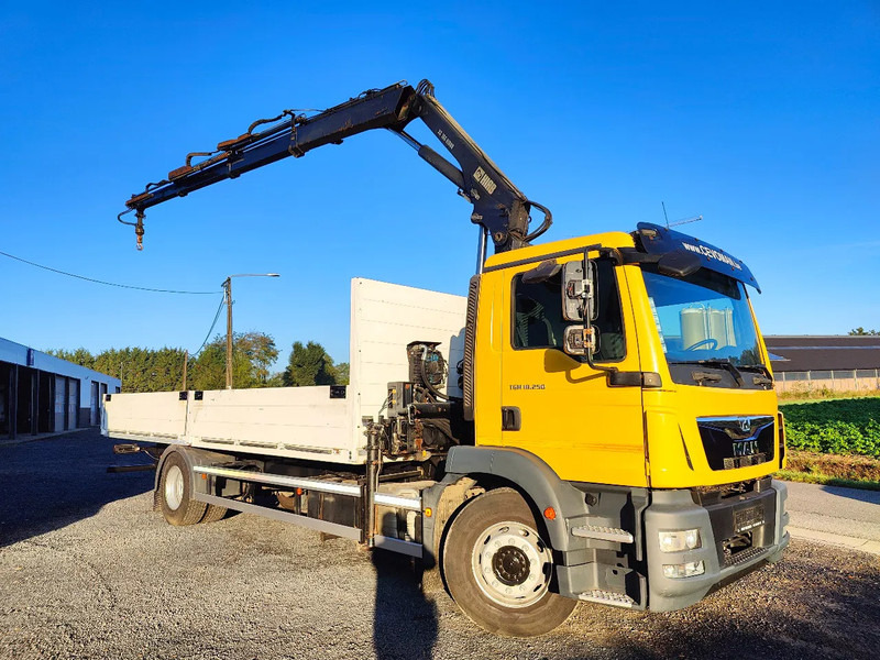 MAN TGM 18.250 Open box + HIAB 166-3 - Dropside/ Flatbed truck, Crane truck: picture 2 MAN TGM 18.250 Open box + HIAB 166-3 - Dropside/ Flatbed truck, Crane truck: picture 2