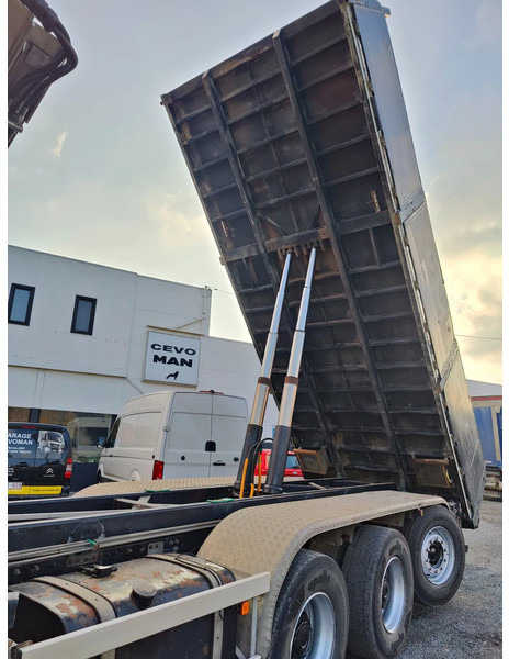 Tipper, Crane truck MAN Tridem 8x4 Euro6 Kipper Kraan Fassi F365: picture 14