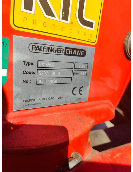 Palfinger Year 2008 Remote PK15500 - Boom: picture 3 Palfinger Year 2008 Remote PK15500 - Boom: picture 3
