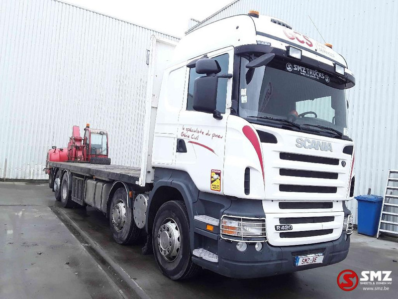 Scania R 420 8x2 +manitou TMT 25.20 - Dropside/ Flatbed truck: picture 1 Scania R 420 8x2 +manitou TMT 25.20 - Dropside/ Flatbed truck: picture 1
