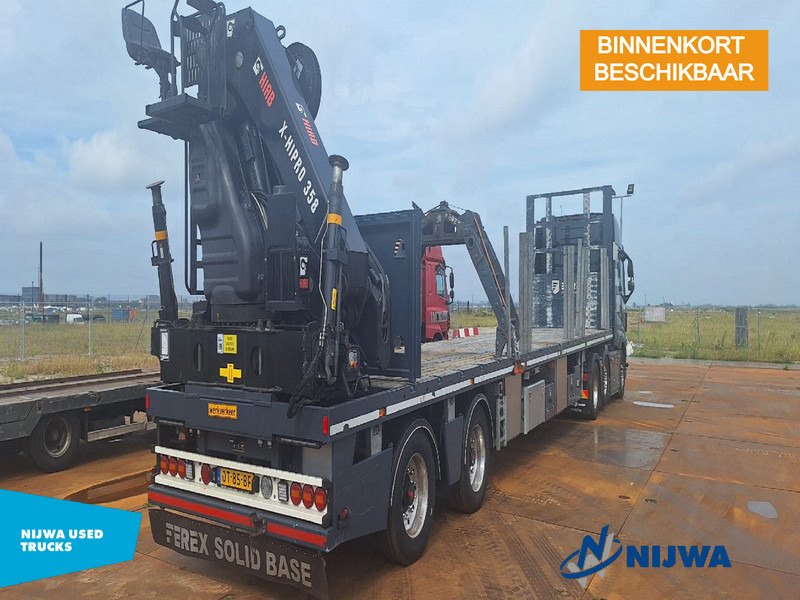 Vlastuin Hiab X-HIPRO 358 36T/M + 120 KwH accupakketen AVAILABLE FROM WEEK 44 - Dropside/ Flatbed semi-trailer: picture 3 Vlastuin Hiab X-HIPRO 358 36T/M + 120 KwH accupakketen AVAILABLE FROM WEEK 44 - Dropside/ Flatbed semi-trailer: picture 3
