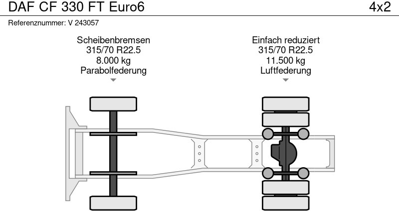 Tractor truck DAF CF 330 FT Euro6: picture 9 Tractor truck DAF CF 330 FT Euro6: picture 9