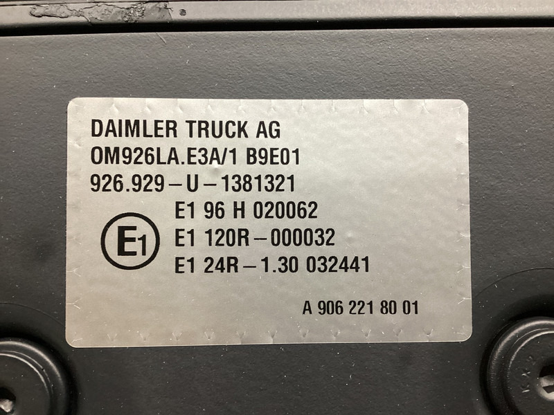 New Construction machinery Mercedes-Benz OM 926.929 NEW: picture 7 New Construction machinery Mercedes-Benz OM 926.929 NEW: picture 7