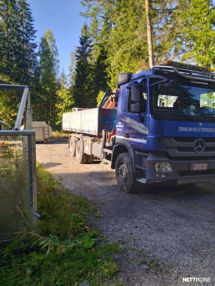 Mercedes-Benz Actros 2536, 6x2 - Skip loader truck, Crane truck: picture 3 Mercedes-Benz Actros 2536, 6x2 - Skip loader truck, Crane truck: picture 3