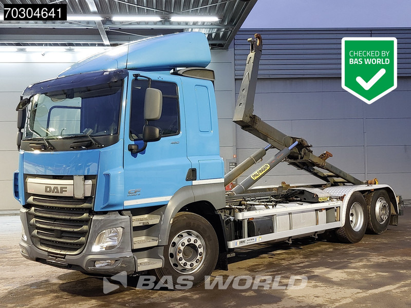 DAF CF 460 CF 6X2 Palfinger T20 -31 MPA hooklift Manual Lift-Axle Euro 6 - Hook lift truck: picture 1 DAF CF 460 CF 6X2 Palfinger T20 -31 MPA hooklift Manual Lift-Axle Euro 6 - Hook lift truck: picture 1