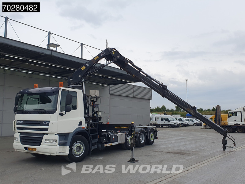 DAF CF85.360 8X2 NL-Truck Hiab 211 E-3 Hipro Kran 21tons Multilift Lift+steering Euro 5 - Hook lift truck, Crane truck: picture 5 DAF CF85.360 8X2 NL-Truck Hiab 211 E-3 Hipro Kran 21tons Multilift Lift+steering Euro 5 - Hook lift truck, Crane truck: picture 5