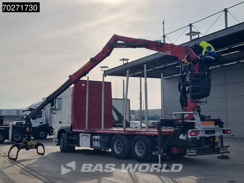 Logging truck, Crane truck DAF XF 510 6X4 Jonsered Z-Crane SC ACC Retarder Euro 6: picture 6
