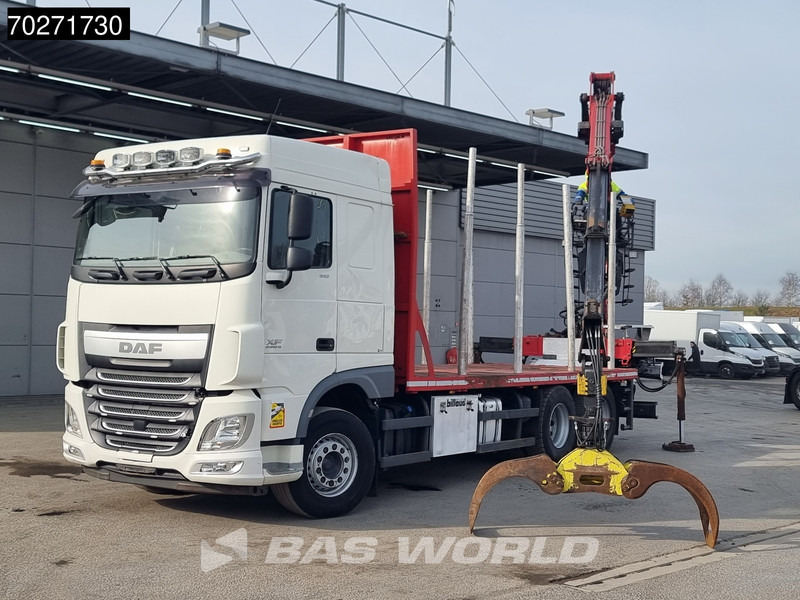 Logging truck, Crane truck DAF XF 510 6X4 Jonsered Z-Crane SC ACC Retarder Euro 6: picture 5