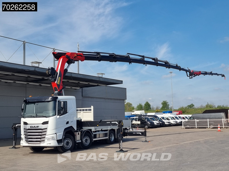 DAF XF 530 8X2 NEW Palfinger PK580 TEC Kran Crane Fly-Jib Winch Lift+Lenkasche Retarder - Dropside/ Flatbed truck, Crane truck: picture 2 DAF XF 530 8X2 NEW Palfinger PK580 TEC Kran Crane Fly-Jib Winch Lift+Lenkasche Retarder - Dropside/ Flatbed truck, Crane truck: picture 2