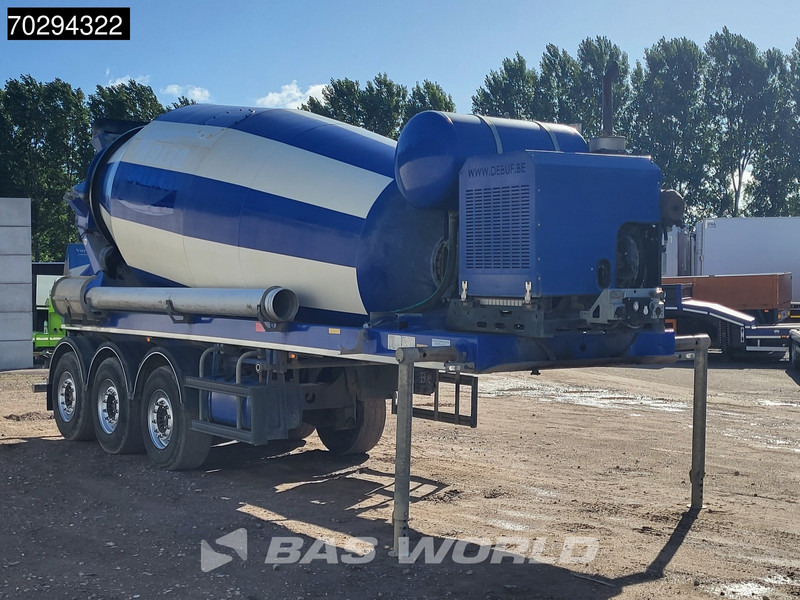 De Buf ST3 3 axles Concrete Engine 12m3 Beton - Concrete mixer semi-trailer: picture 3 De Buf ST3 3 axles Concrete Engine 12m3 Beton - Concrete mixer semi-trailer: picture 3