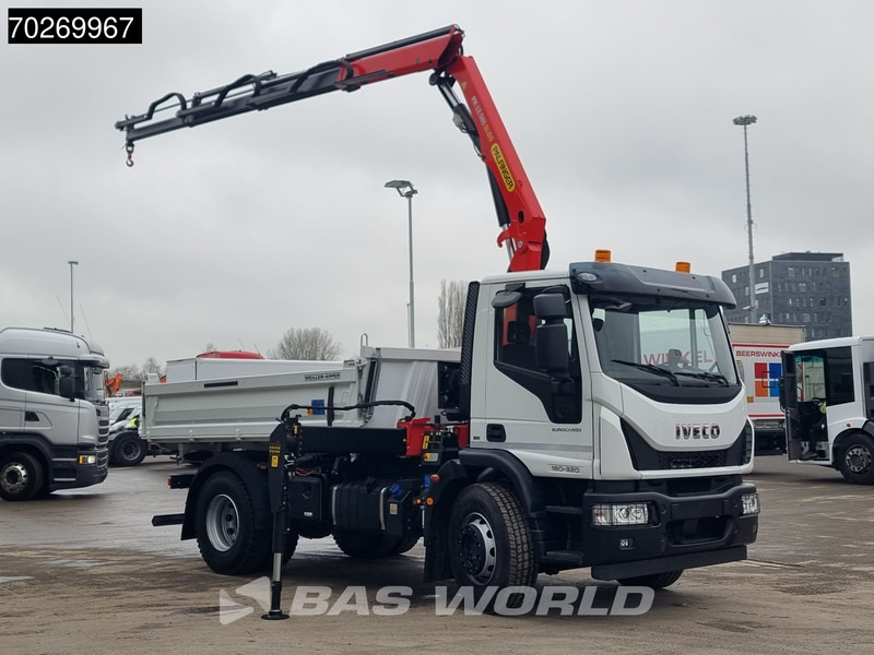 Iveco Eurocargo 180E320 4X2 Steelsuspension 3-Seiten Palfinger PK12.501 Euro 6 - Tipper, Crane truck: picture 3 Iveco Eurocargo 180E320 4X2 Steelsuspension 3-Seiten Palfinger PK12.501 Euro 6 - Tipper, Crane truck: picture 3