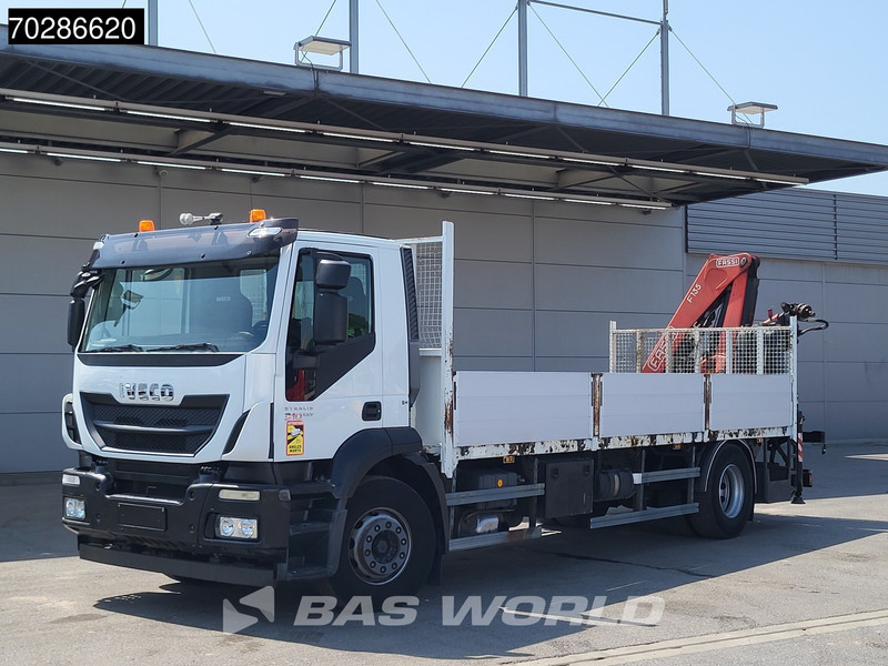 Dropside/ Flatbed truck, Crane truck Iveco Stralis 310 4X2 Fassi F135 A.0.22 E Kran Crane Automatic Euro 5: picture 9