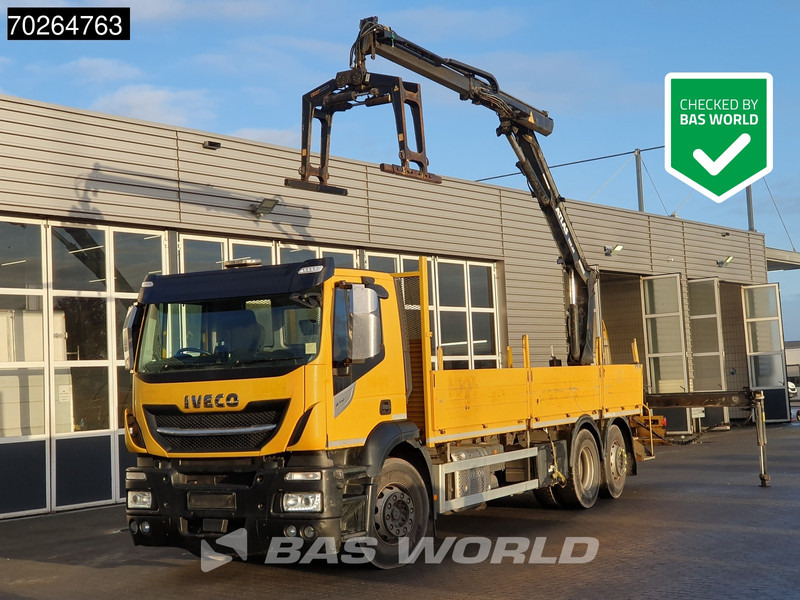 Iveco Stralis 310 6X2 RHD! Atlas 135.2VE-A11 Crane Lift-Lenkachse ACC Euro 6 - Dropside/ Flatbed truck, Crane truck: picture 1 Iveco Stralis 310 6X2 RHD! Atlas 135.2VE-A11 Crane Lift-Lenkachse ACC Euro 6 - Dropside/ Flatbed truck, Crane truck: picture 1