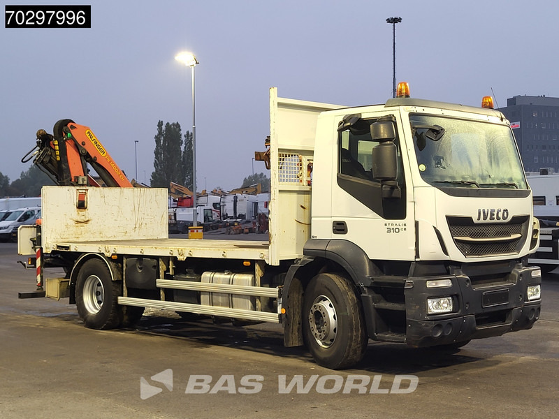 Dropside/ Flatbed truck, Crane truck Iveco Stralis 310 Stralis 4X2 Palfinger PK 14002-EH Crane Steelsuspension Automatic Euro 6: picture 11 Dropside/ Flatbed truck, Crane truck Iveco Stralis 310 Stralis 4X2 Palfinger PK 14002-EH Crane Steelsuspension Automatic Euro 6: picture 11