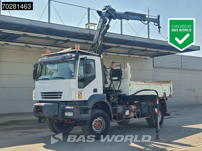 Iveco Trakker 310 4X4 Atlas 145.2-A2 Kran Crane 4x4 Big axle 6m3 3 sided tipper Euro 4 - Tipper, Crane truck: picture 1 Iveco Trakker 310 4X4 Atlas 145.2-A2 Kran Crane 4x4 Big axle 6m3 3 sided tipper Euro 4 - Tipper, Crane truck: picture 1