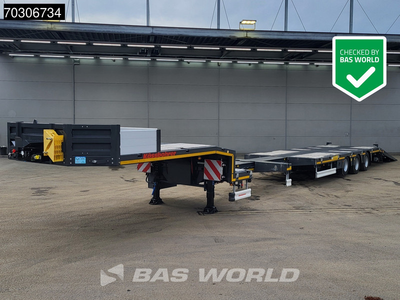 Kässbohrer LB3E NEW Steering+Lift Axle Extendable Ramps - Low loader semi-trailer: picture 1 Kässbohrer LB3E NEW Steering+Lift Axle Extendable Ramps - Low loader semi-trailer: picture 1