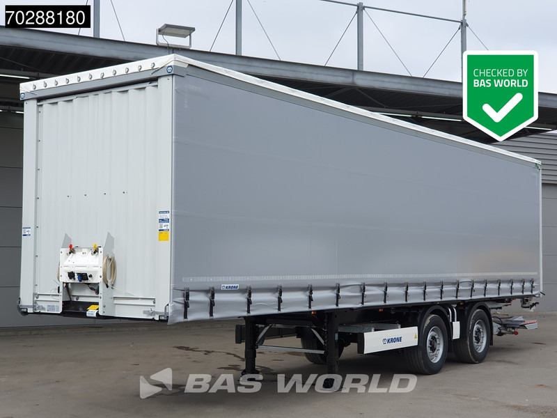 Krone SZ NEW Tailgate City Lift + Steeringaxle - Curtainsider semi-trailer: picture 1 Krone SZ NEW Tailgate City Lift + Steeringaxle - Curtainsider semi-trailer: picture 1