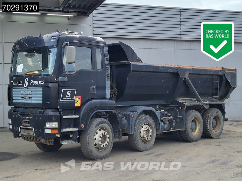 MAN TGA 35.480 8X4 BROKEN ENGINE 16m3 tipper Steel suspension Manual Retarder Euro 2 - Tipper: picture 1 MAN TGA 35.480 8X4 BROKEN ENGINE 16m3 tipper Steel suspension Manual Retarder Euro 2 - Tipper: picture 1