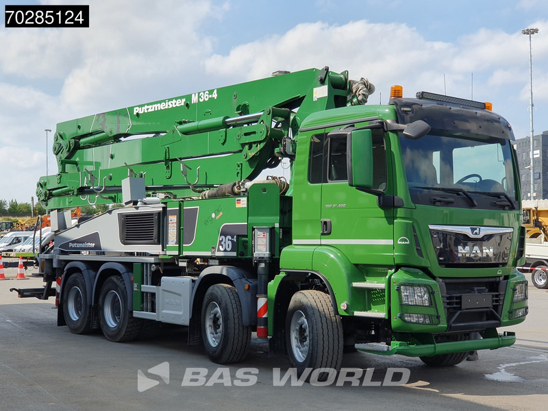 MAN TGS 37.460 8X4 Putzmeister M36-4 Pump Manual Big-Axle Steelsuspension Navi Euro 6 - Concrete pump truck: picture 3 MAN TGS 37.460 8X4 Putzmeister M36-4 Pump Manual Big-Axle Steelsuspension Navi Euro 6 - Concrete pump truck: picture 3