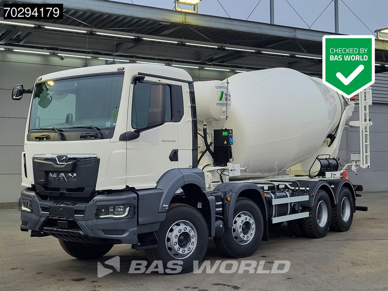 MAN TGS 41.440 8X4 NEW! 12m3 Stetter Mixer Big-Axle Steelsuspension Automatic Euro 6 - Concrete mixer truck: picture 1 MAN TGS 41.440 8X4 NEW! 12m3 Stetter Mixer Big-Axle Steelsuspension Automatic Euro 6 - Concrete mixer truck: picture 1
