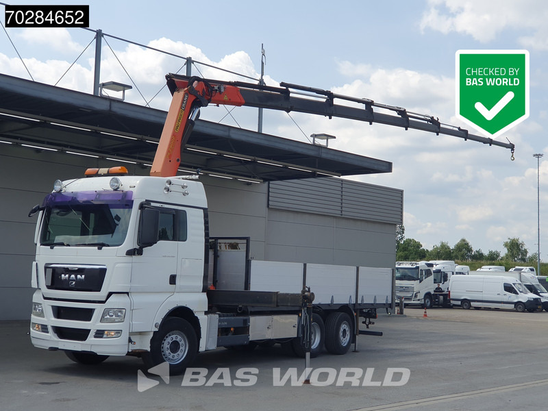 MAN TGX 26.480 TGX 6X2 Palfinger PK29002 Kran Crane 8 extensions Retarder Manual Euro 4 - Dropside/ Flatbed truck, Crane truck: picture 1 MAN TGX 26.480 TGX 6X2 Palfinger PK29002 Kran Crane 8 extensions Retarder Manual Euro 4 - Dropside/ Flatbed truck, Crane truck: picture 1