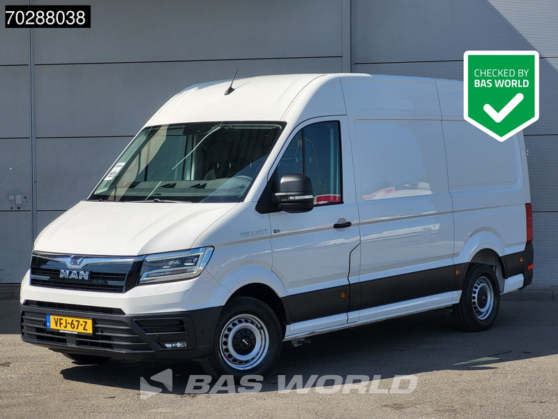 Panel van, Electric van MAN eTGE 3.140 Elektrisch 115km WLTP 36kWh L3H3 LED Navi Airco Cruise Camera Parkeersensoren L2H2 12m3 A/C Cruise control: picture 1