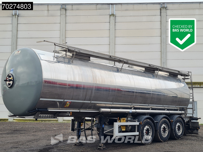 Magyar SR A1 Food 2 comp Inox steel Liftachse - Tanker semi-trailer: picture 1 Magyar SR A1 Food 2 comp Inox steel Liftachse - Tanker semi-trailer: picture 1