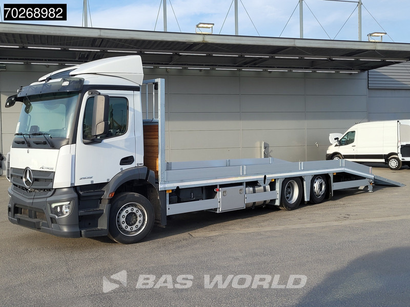 New Autotransporter truck Mercedes-Benz Actros 2532 6X2 NEW! Machine tansporter Oprijwagen Lenkachse Navi Euro 6: picture 9