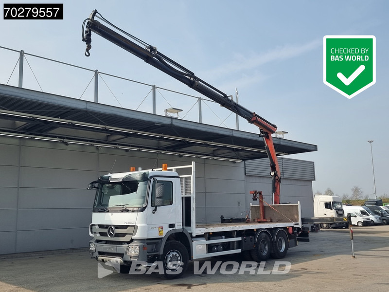 Mercedes-Benz Actros 2641 6X4 Palfinger PK18002-EH Remote Full Steel Euro 5 - Dropside/ Flatbed truck, Crane truck: picture 1 Mercedes-Benz Actros 2641 6X4 Palfinger PK18002-EH Remote Full Steel Euro 5 - Dropside/ Flatbed truck, Crane truck: picture 1