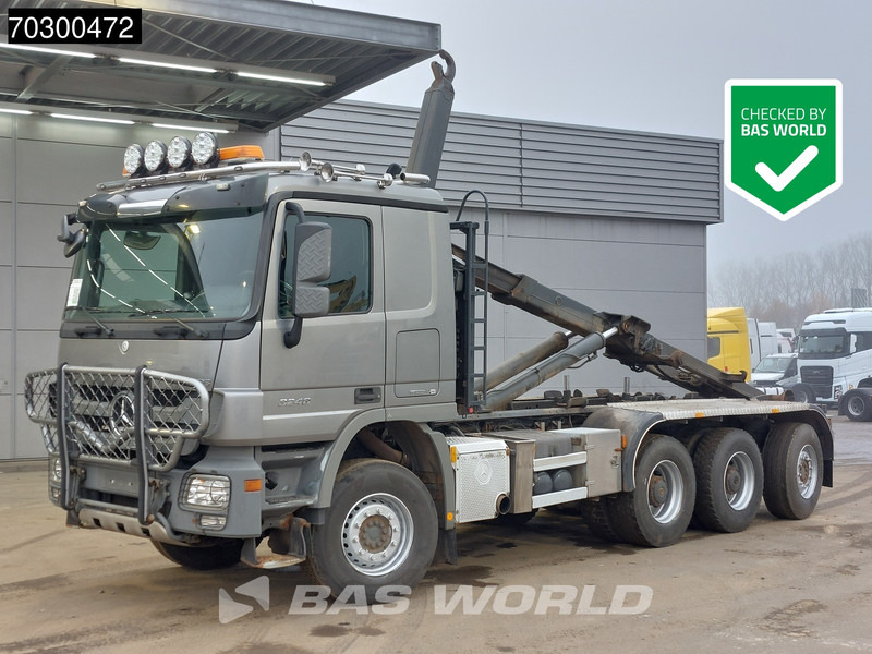 Mercedes-Benz Actros 3248 Actros 8X4 HIAB XR24SL59 Multilift Lift+steering Axle Big-Axle AUtomatic Euro 5 - Hook lift truck: picture 1 Mercedes-Benz Actros 3248 Actros 8X4 HIAB XR24SL59 Multilift Lift+steering Axle Big-Axle AUtomatic Euro 5 - Hook lift truck: picture 1