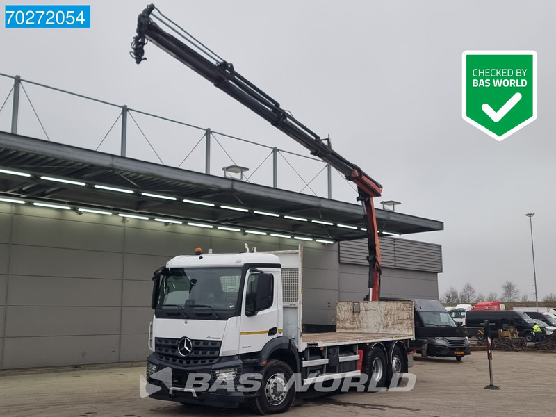 Mercedes-Benz Arocs 2536 6X2 Palfinger PK 16002 Crane Lenkasche Euro 6 - Dropside/ Flatbed truck, Crane truck: picture 1 Mercedes-Benz Arocs 2536 6X2 Palfinger PK 16002 Crane Lenkasche Euro 6 - Dropside/ Flatbed truck, Crane truck: picture 1