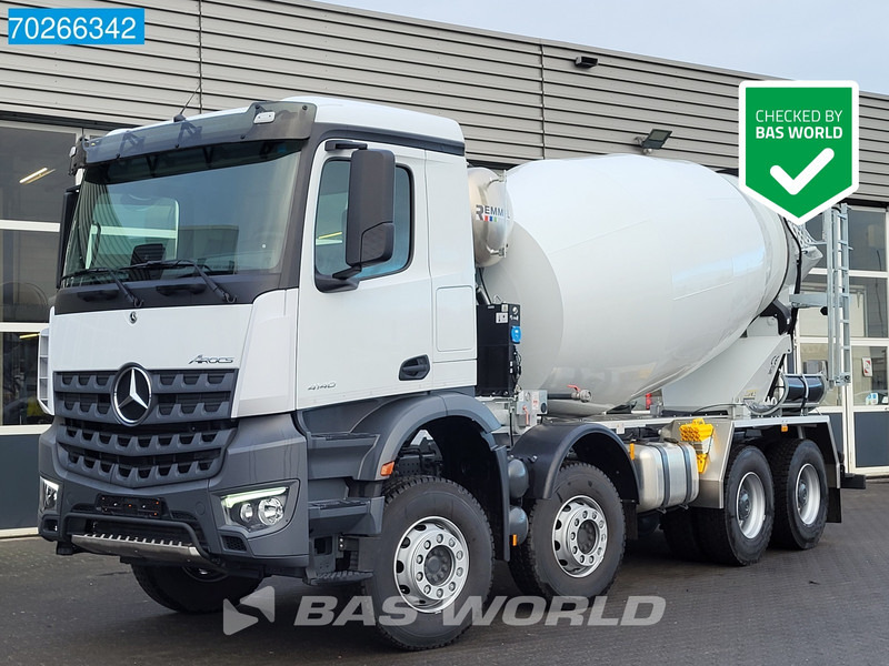 Mercedes-Benz Arocs 4140 8X4 NEW 10m3 Remmel mixer Big-Axle Steelsuspension Euro 3 - Concrete mixer truck: picture 1 Mercedes-Benz Arocs 4140 8X4 NEW 10m3 Remmel mixer Big-Axle Steelsuspension Euro 3 - Concrete mixer truck: picture 1