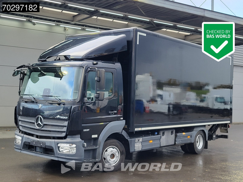 Mercedes-Benz Atego 1221 4X2 12tonner Automatic 1500kg Ladebordwand Airco Euro 6 - Box truck: picture 1 Mercedes-Benz Atego 1221 4X2 12tonner Automatic 1500kg Ladebordwand Airco Euro 6 - Box truck: picture 1