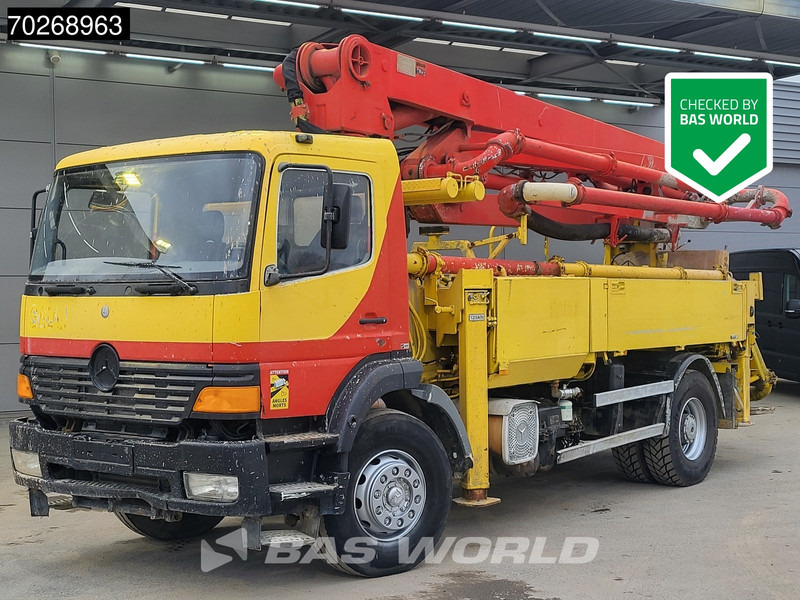 Mercedes-Benz SK 1828 4X2 21mtrs Schwing Pumpe Manual Big-Axle Steelsuspension - Concrete pump truck: picture 1 Mercedes-Benz SK 1828 4X2 21mtrs Schwing Pumpe Manual Big-Axle Steelsuspension - Concrete pump truck: picture 1
