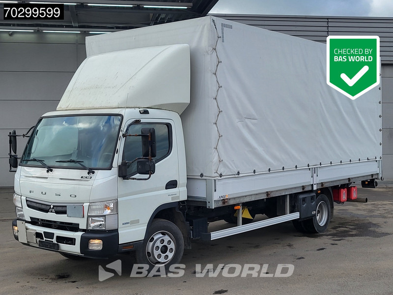 Mitsubishi Fuso 7C18 4X2 7.5tonner Curtainsider Ladebordwand Automatic Euro 6 - Curtain side truck: picture 1 Mitsubishi Fuso 7C18 4X2 7.5tonner Curtainsider Ladebordwand Automatic Euro 6 - Curtain side truck: picture 1
