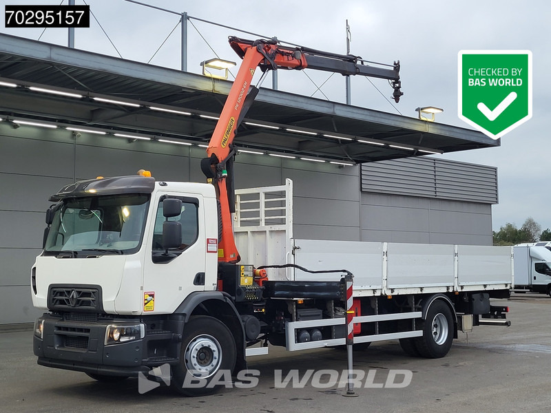 Renault C 280 4X2 Palfinger PK12002 EH Kran Crane Remote Control Automatic Euro 6 - Dropside/ Flatbed truck, Crane truck: picture 1 Renault C 280 4X2 Palfinger PK12002 EH Kran Crane Remote Control Automatic Euro 6 - Dropside/ Flatbed truck, Crane truck: picture 1